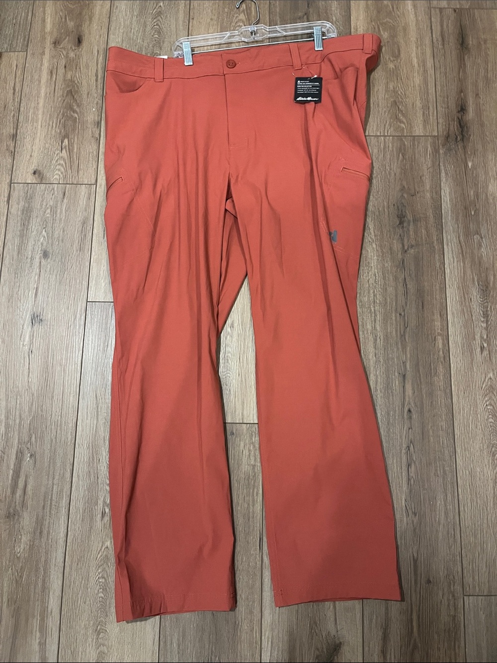 Eddie Bauer guide pants maroon NEW NWT 26W